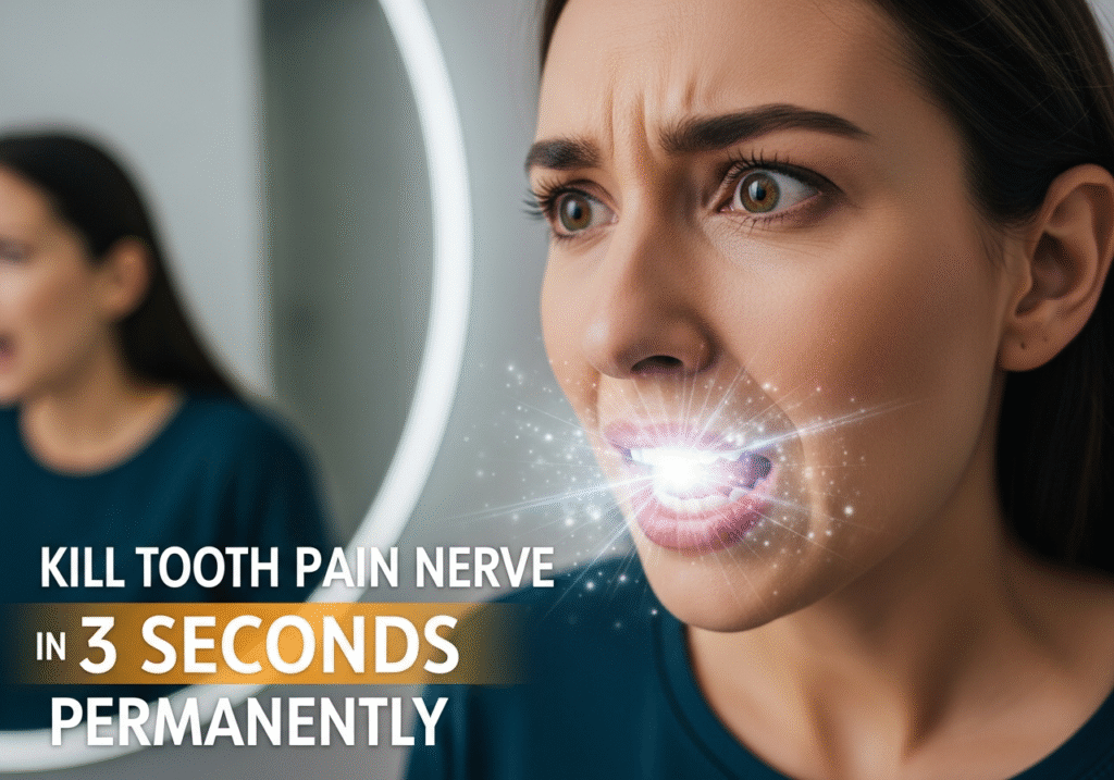 Kill Tooth Pain Nerve in 3 Seconds Permanently