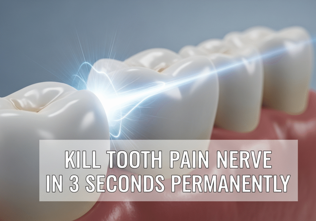 Kill Tooth Pain Nerve in 3 Seconds Permanently