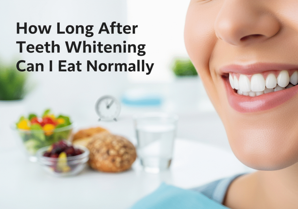 How Long After Teeth Whitening Can I Eat Normally