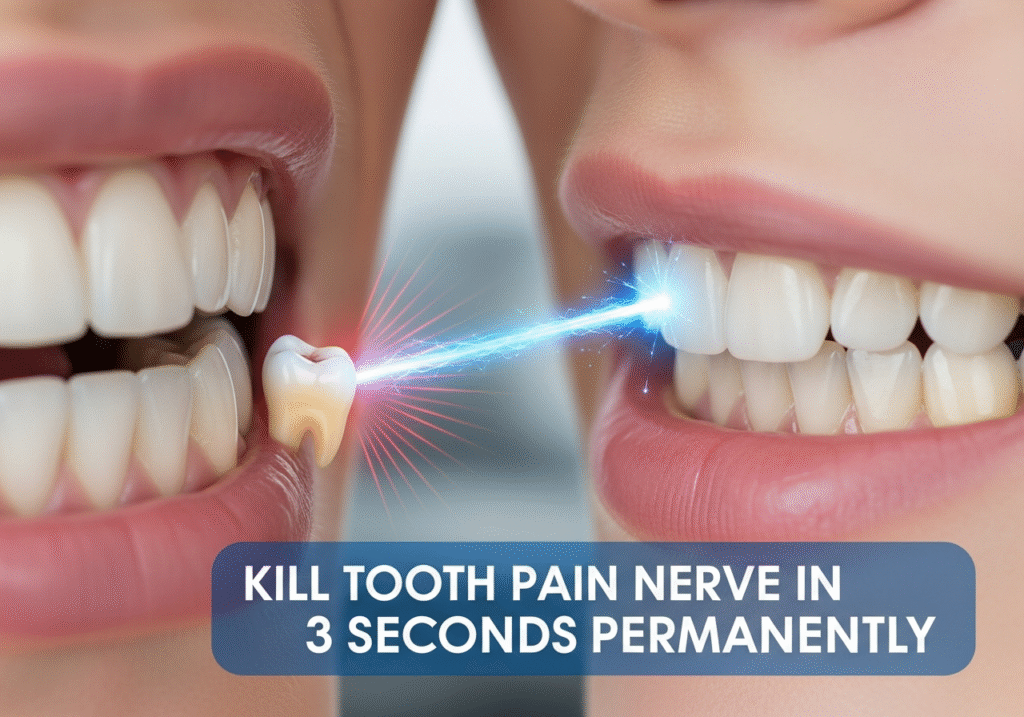 Kill Tooth Pain Nerve in 3 Seconds Permanently
