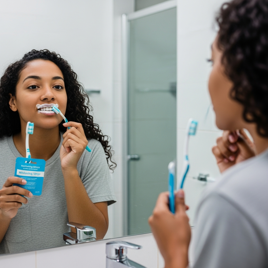 Should I Brush My Teeth After Using Whitening Strips